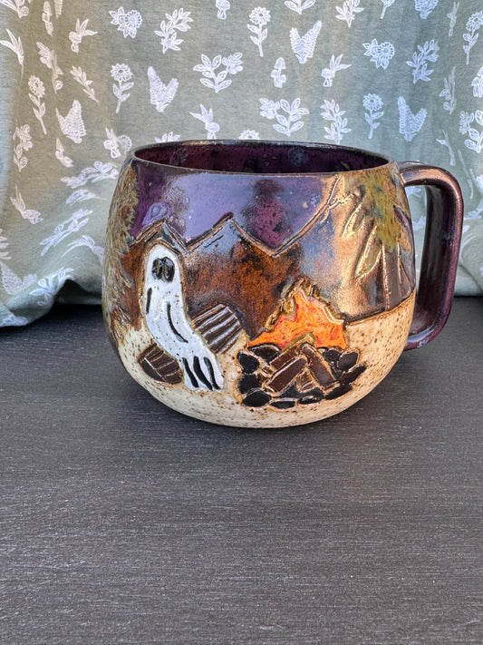 Ghost Went Camping Mug