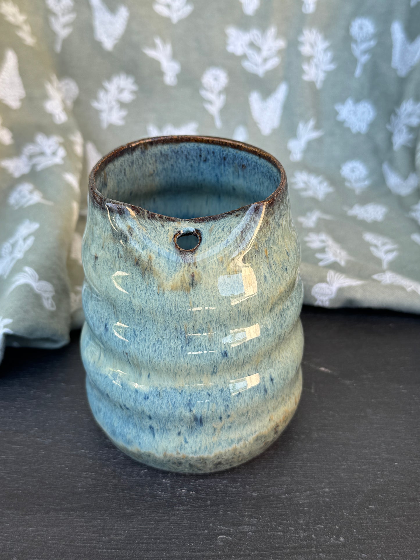 Blue Straw Cup