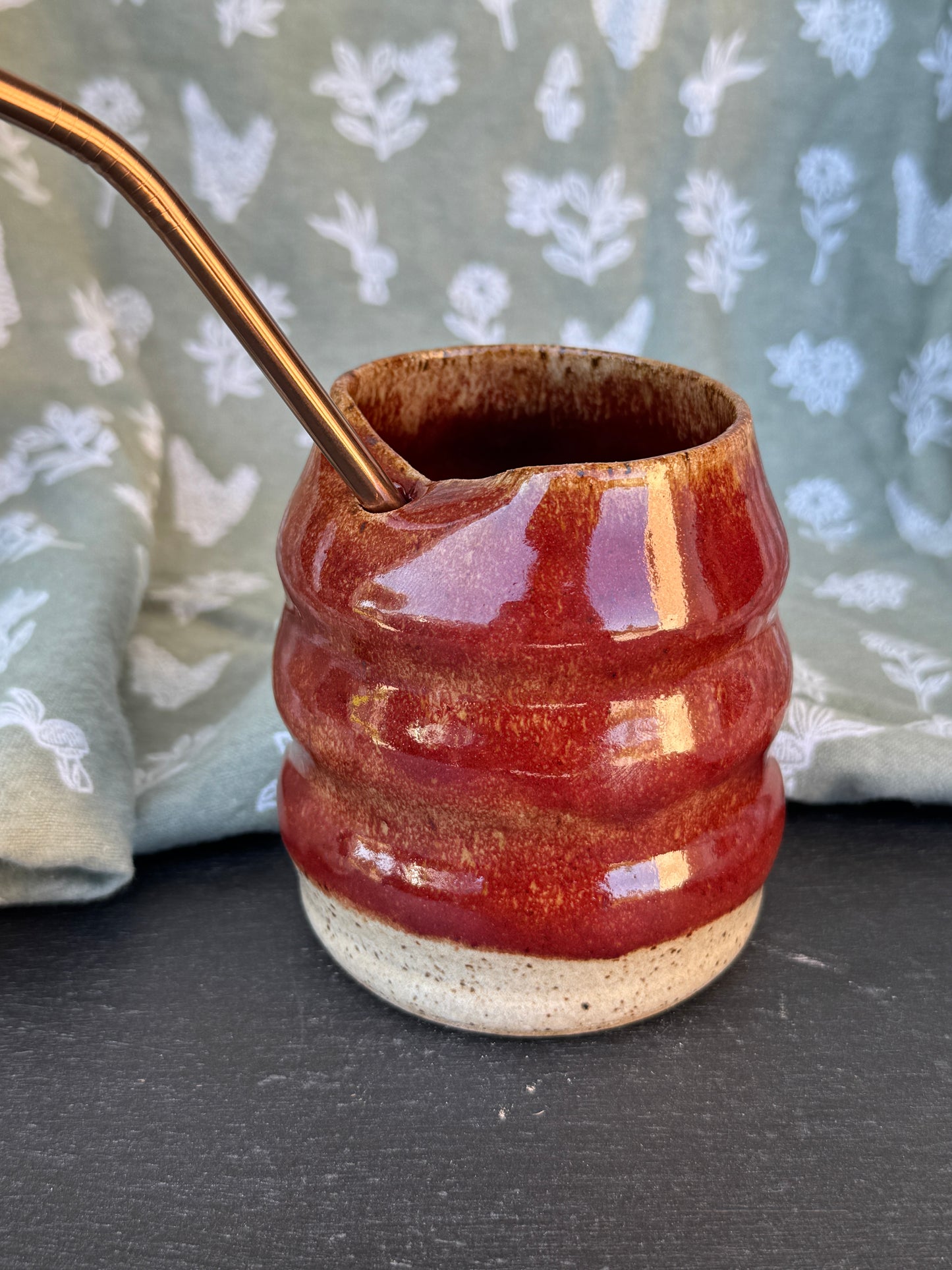 Red Straw Cup